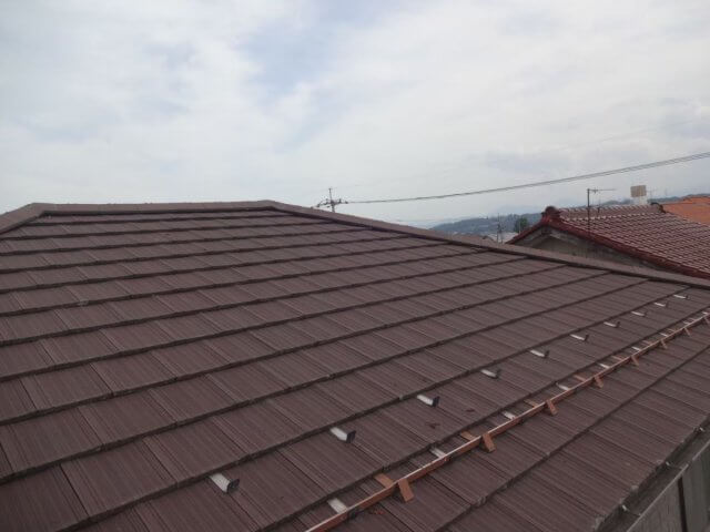高崎市 屋根色あせ ミヤケン
