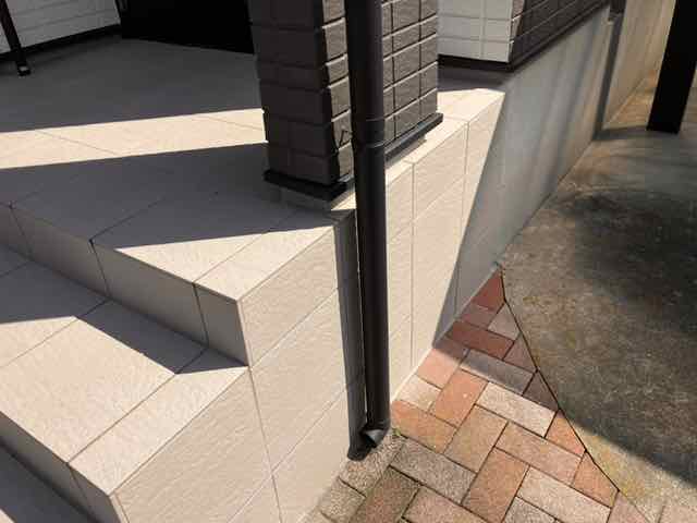 栃木県足利市雨樋塗装　点検