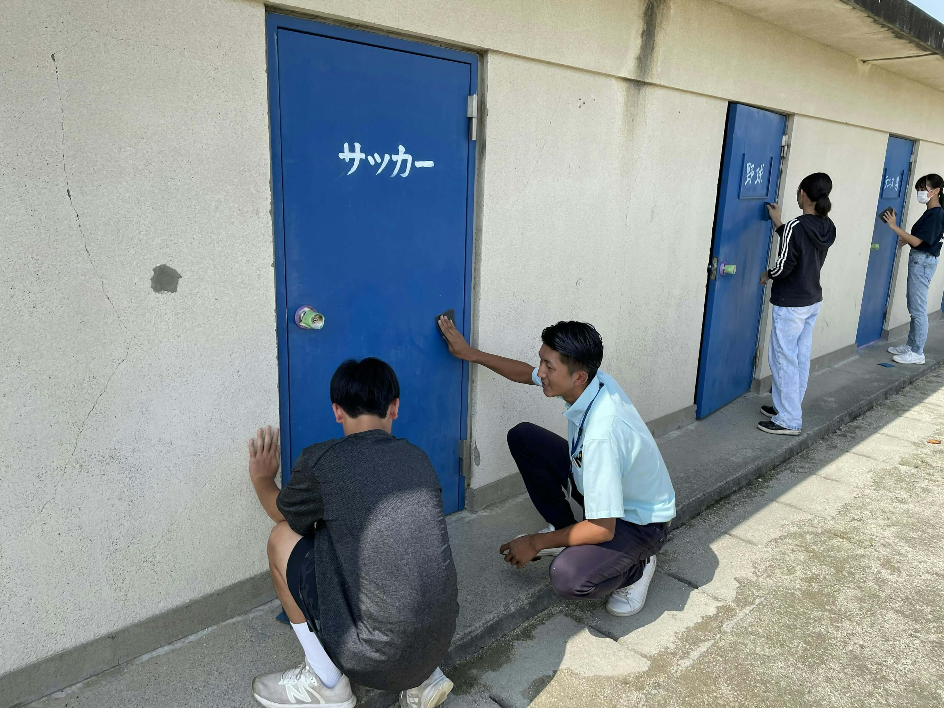 2024年 前橋市立鎌倉中学校職場体験 塗装学習