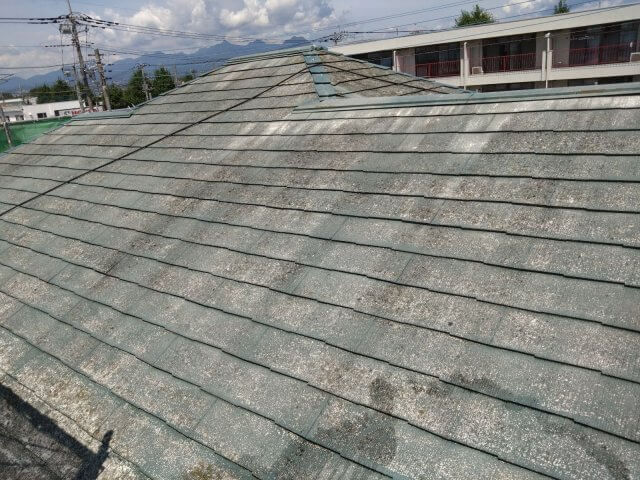 前橋市 屋根の色あせ ミヤケン