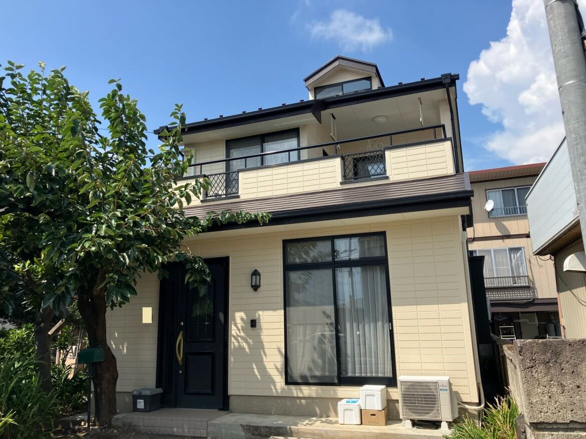 前橋市西片貝町A様 【2024年前橋補助金使用】屋根外壁塗装工事