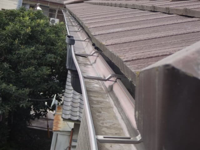 高崎市 雨樋のゆがみ