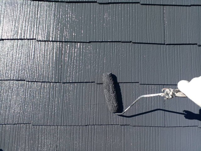 安中市 屋根塗装上2 ミヤケン