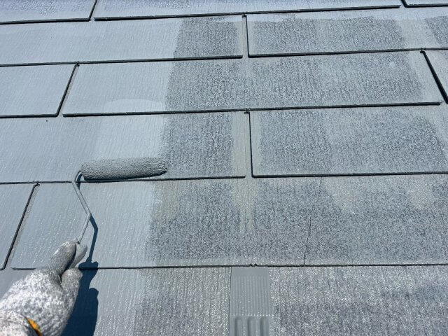 足利市 下塗り屋根 ミヤケン