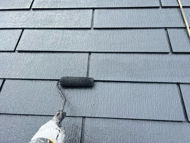 足利市 上塗り2屋根 ミヤケン