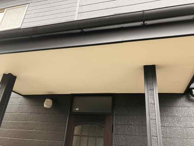 太田市 軒裏天井塗装 ミヤケン