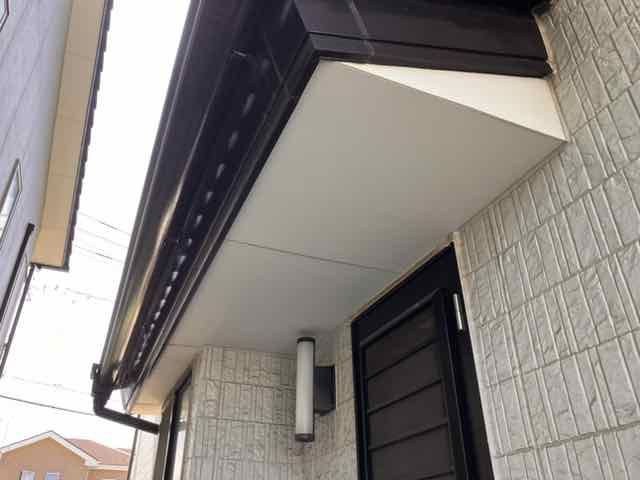 前橋市 軒裏天井塗装 ミヤケン