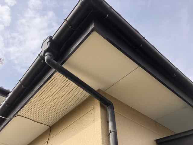 前橋市 軒裏天井塗装 ミヤケン