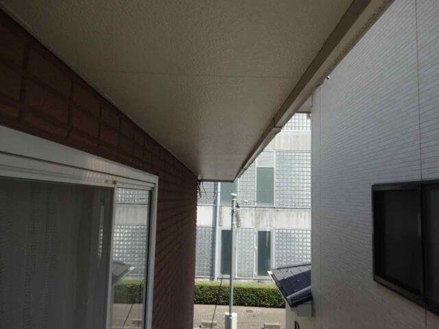 前橋市 軒裏天井塗装 ミヤケン