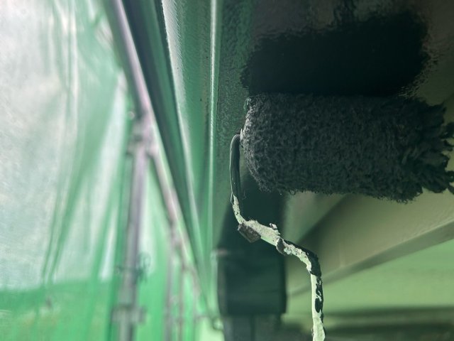 太田市 屋根外壁塗装 雨樋 上塗り ミヤケン