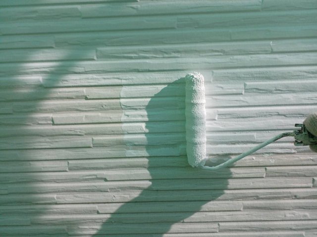 安中市 屋根外壁塗装 外壁 下塗り ミヤケン