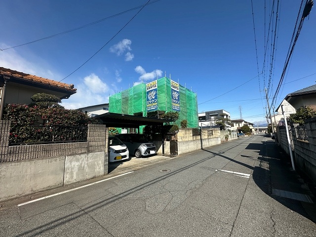 前橋市 外壁塗装 足場 ミヤケン