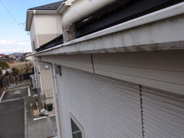 安中市 屋根外壁塗装 雨樋 汚れ ミヤケン
