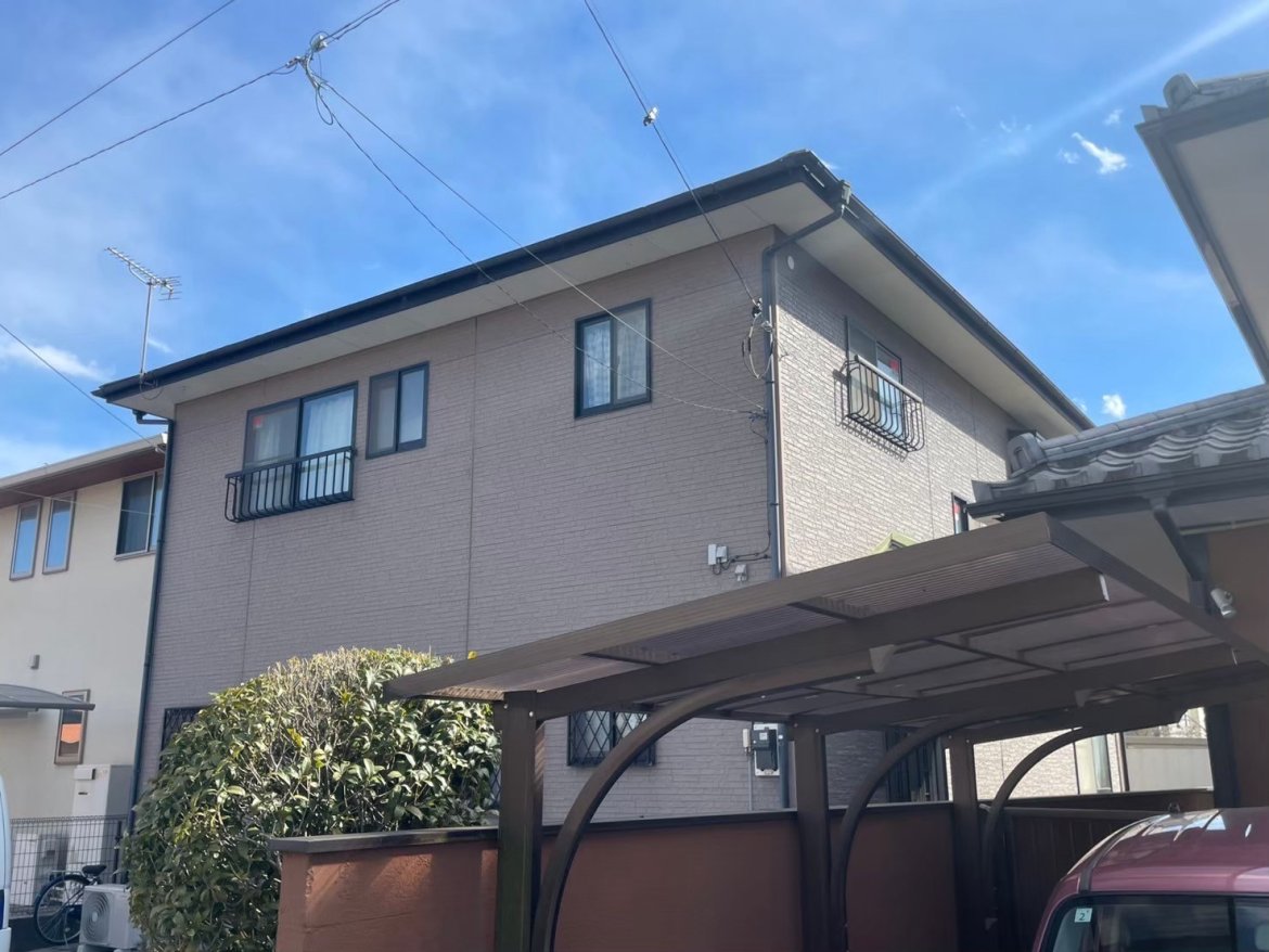 高崎市下小島町 屋根外壁塗装 ビフォー2 ミヤケン