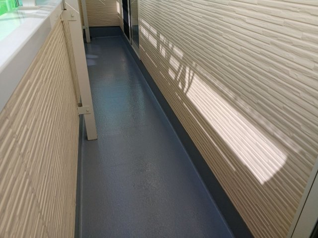 安中市 屋根外壁塗装 ベランダ 完了 ミヤケン