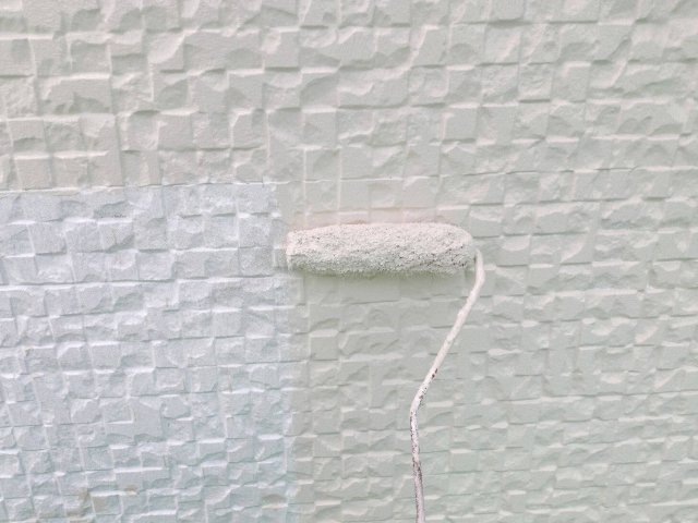 邑楽郡千代田町 外壁塗装 リファイン 上塗り1 ミヤケン