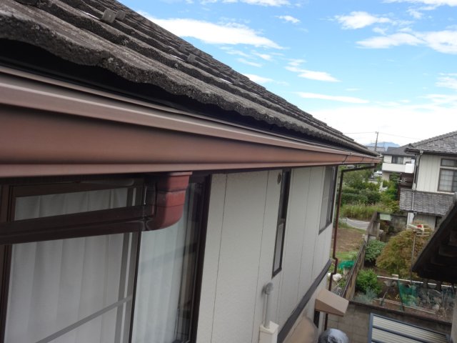 高崎市下小鳥町 屋根外壁塗装 雨樋 色あせ ミヤケン