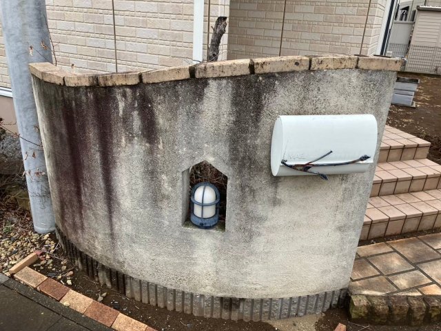 館林市小桑原町 外壁塗装 外塀 汚れ ミヤケン