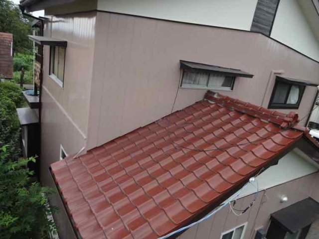 前橋市富士見町 1年点検 瓦 ミヤケン