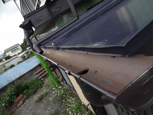 高崎市箕郷町 1年点検 雨樋 ミヤケン