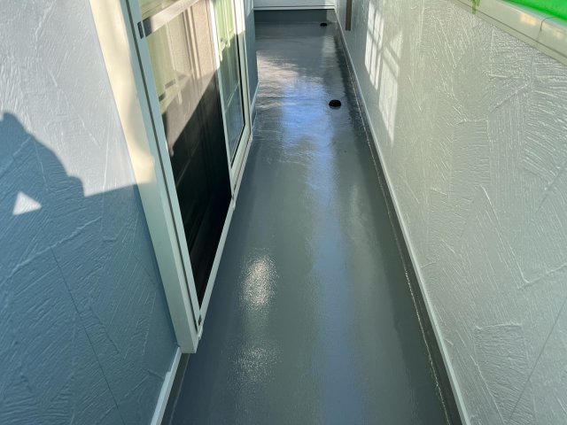 前橋市 外壁塗装 ベランダ ミヤケン