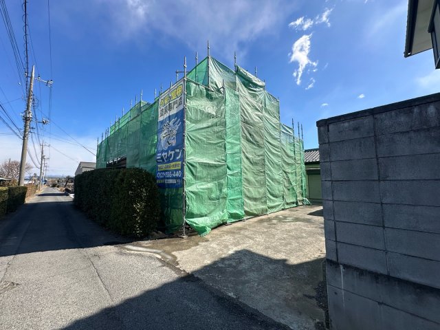 前橋市 外壁塗装 足場 ミヤケン
