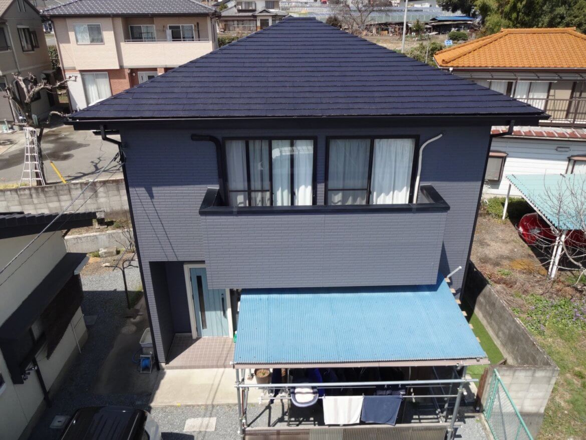 高崎市箕郷町 屋根外壁塗装 アフター ミヤケン