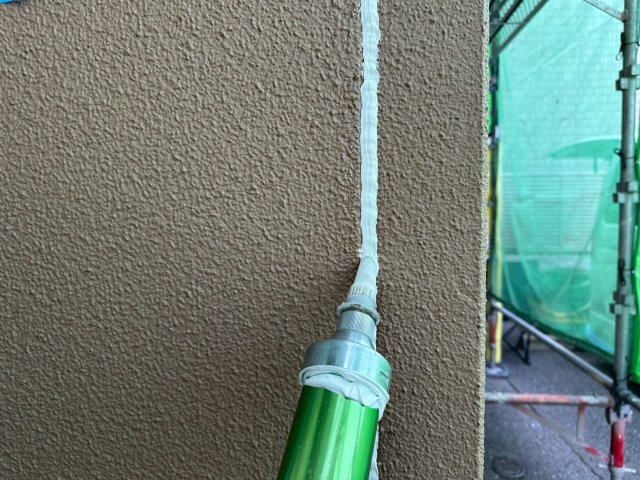 高崎市新町 外壁塗装 コーキング 充填 ミヤケン