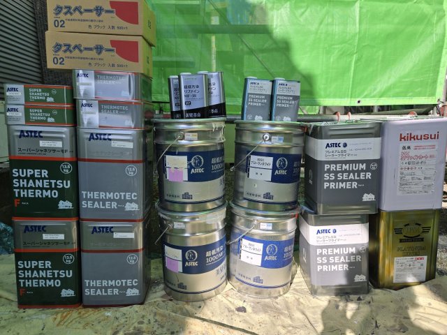 高崎市剣崎町 屋根外壁 材料一式 ミヤケン