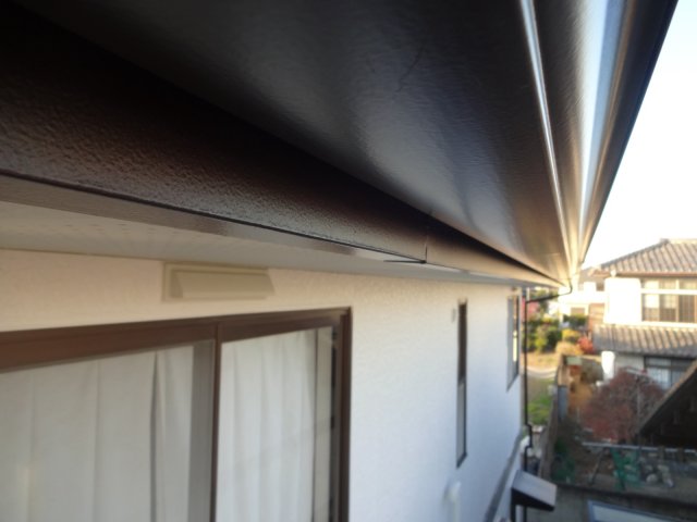高崎市下小鳥町 屋根外壁塗装 破風板 ミヤケン