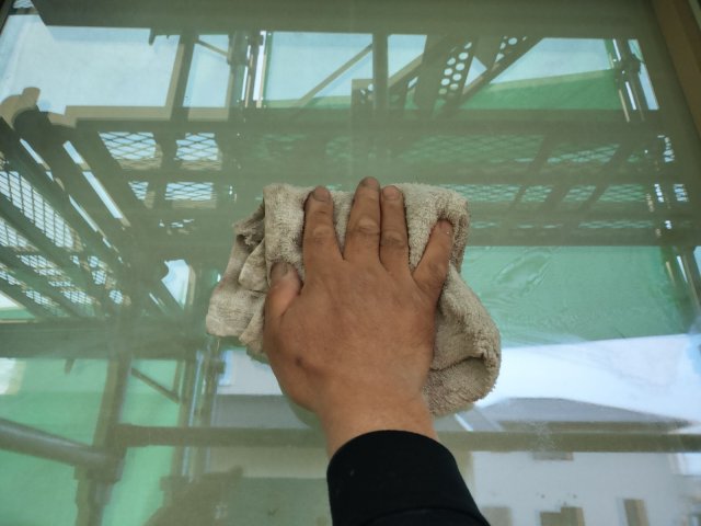 館林市小桑原町 外壁塗装 ガラスクリーニング ミヤケン