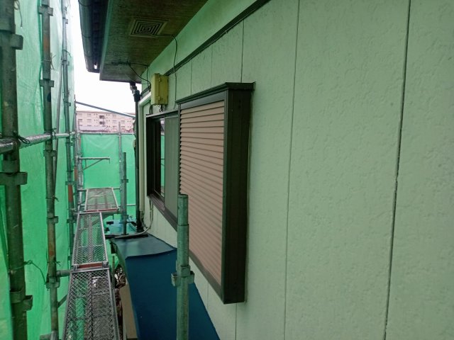 太田市牛沢町 外壁塗装 戸袋 色あせ ミヤケン