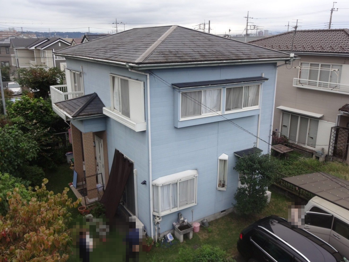 高崎市 屋根外壁塗装 ビフォー2 ミヤケン
