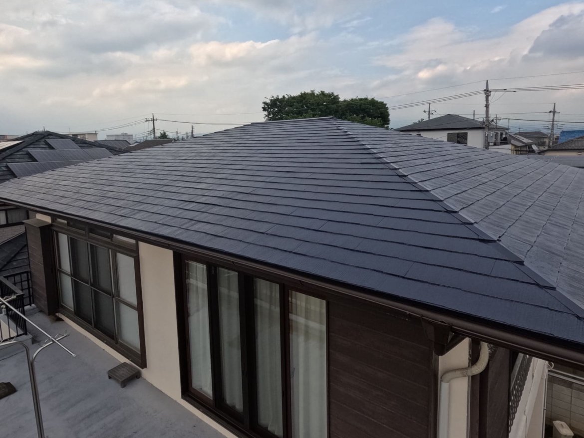 前橋市広瀬町 屋根塗装 アフター ミヤケン