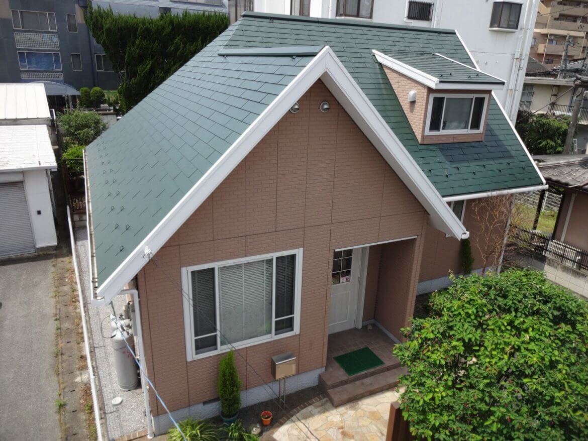 高崎市 屋根塗装 アフター 完了 ミヤケン