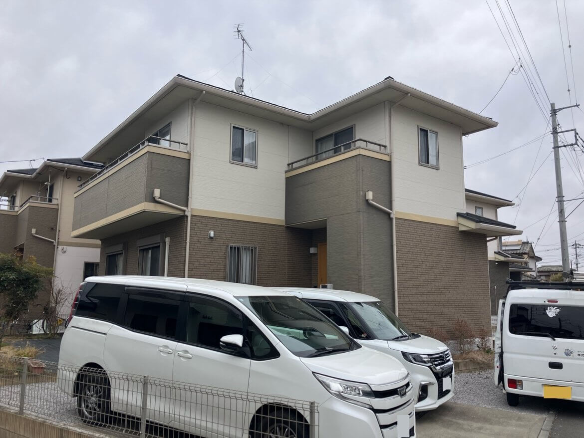 前橋市青柳町 屋根外壁塗装 ビフォー2 ミヤケン