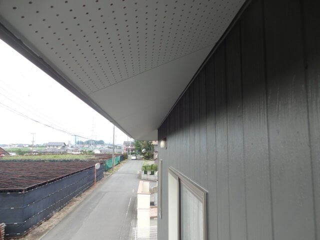 伊勢崎市 外壁塗装 軒裏天井 完了 ミヤケン