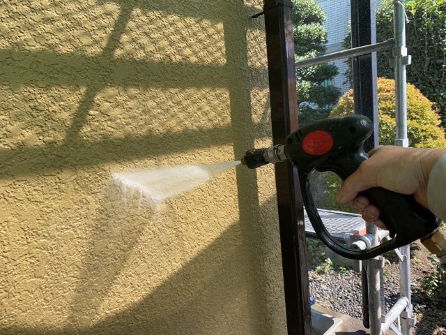 前橋市天川大島町 外壁塗装 外壁 高圧洗浄ミヤケン