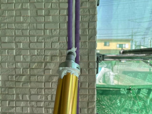 前橋市上小出町 屋根外壁塗装 コーキング 充填 ミヤケン