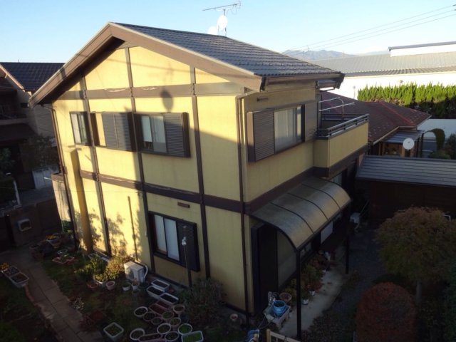 前橋市天川大島町 外壁塗装 ビフォー ミヤケン