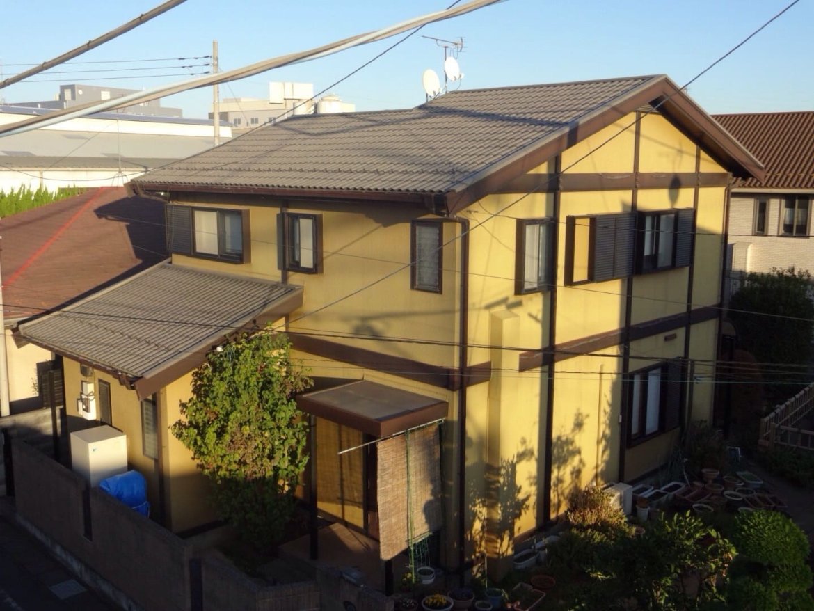 前橋市天川大島町 外壁塗装 ビフォー2 ミヤケン