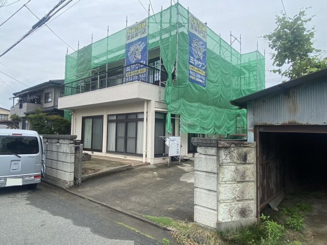前橋市広瀬町 屋根塗装 足場 ミヤケン