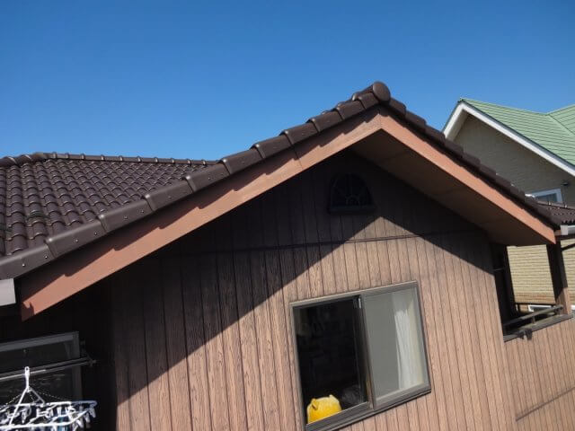 伊勢崎市 外壁塗装 破風板 色あせ ミヤケン