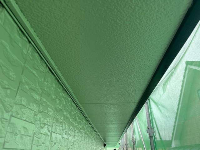 前橋市大友町 屋根外壁塗装 軒裏天井 完了 ミヤケン