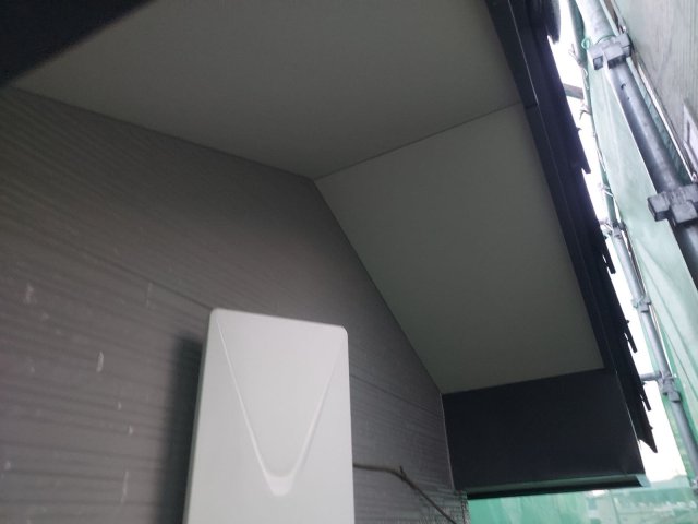 前橋市岩神町 屋根外壁塗装 軒裏天井 完了 ミヤケン