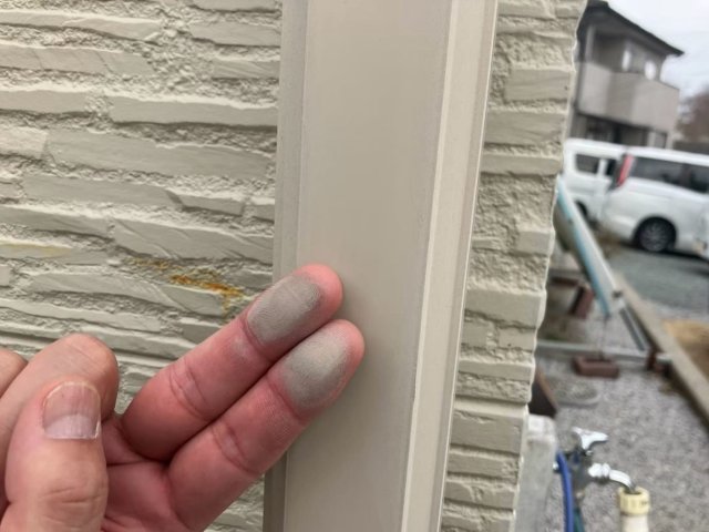 前橋市堀越町 外壁塗装 雨樋 チョーキング ミヤケン