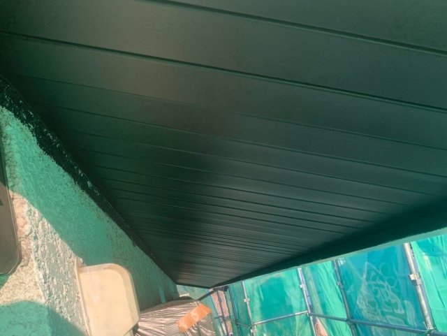 桐生市菱町 屋根外壁塗装 軒天 完了 ミヤケン