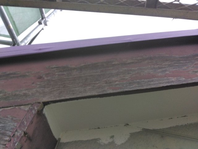 高崎市 屋根外壁塗装 破風板 はがれ ミヤケン