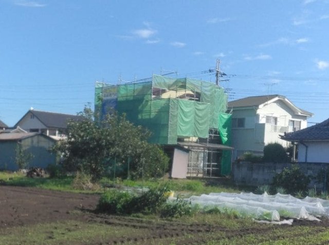 高崎市 屋根外壁塗装 足場 ミヤケン
