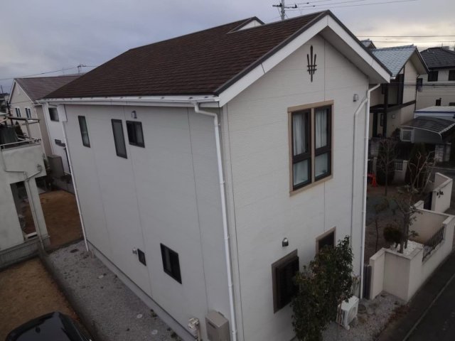 高崎市浜尻町 屋根外壁塗装 ビフォー2 ミヤケン